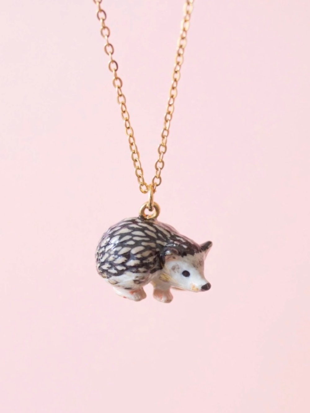NIB Camp Hollow Hedgehog Necklace